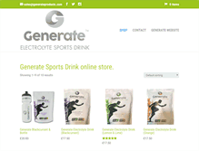 Tablet Screenshot of generateproducts.com